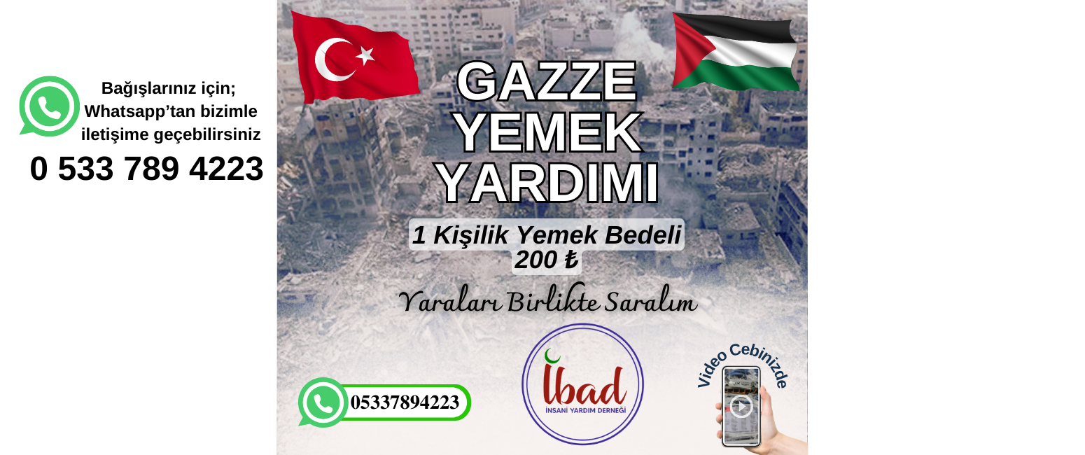 ibadSlider3 - Filistin Yemek  - ibad yardım