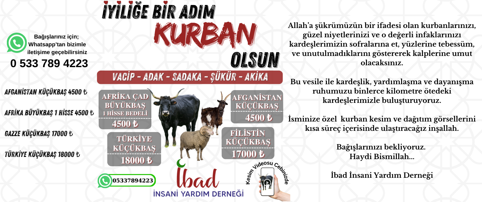 ibadSlider1 - Kurban 2025 - ibad yardım