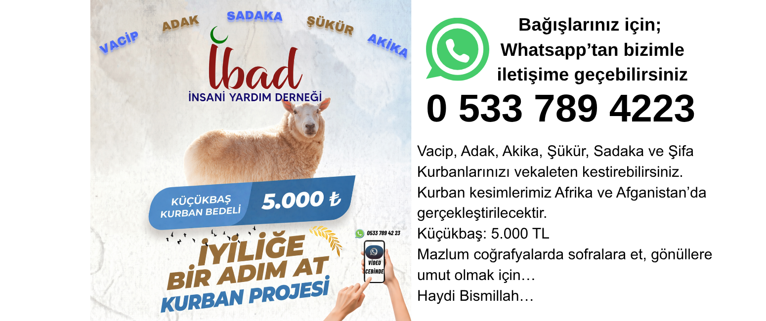 ibadSlider1 - Kurban Bağışı 2026 - ibad yardım